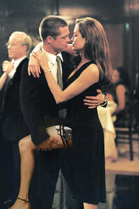 Sexiest Couple #2. Mr. and Mrs. Smith - Brad Pitt and Angelina Jolie