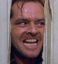 5. Jack Nicholson in "The Shining"