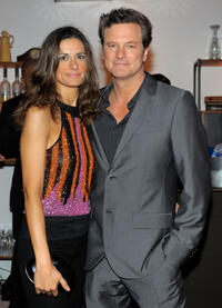 Livia Giuggioli and Colin Firth