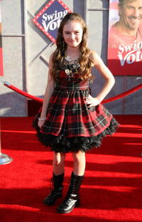Madeline Carroll at the premiere of "Swing Vote."