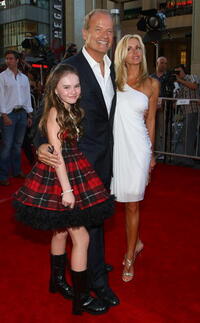 Madeline Carroll, Kelsey Grammer and Camille Grammer at the world premiere of "Swing Vote."