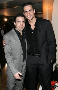 Mario Cantone and Cheyenne Jackson at the 2009 Broadway Backwards after party.