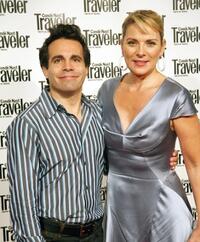Mario Cantone and Kim Cattrall at the 2009 Broadway Backwards after party.