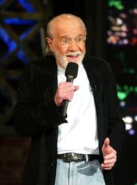 George Carlin at "The Tonight Show with Jay Leno" at the NBC Studios.