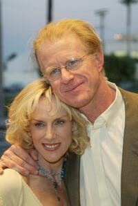 Rachelle Carson and Ed Begley Jr. at the weSPARKLE Night variety show.