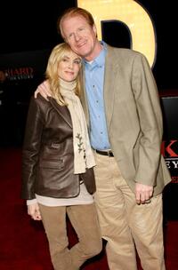 Rachelle Carson and Ed Begley Jr. at the Hollywood premiere of "Walk Hard: The Dewy Cox Story."