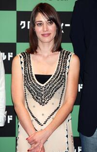 Lizzy Caplan at the press conference of "Cloverfield."