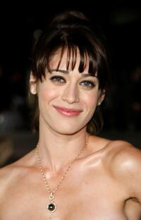 Lizzy Caplan at the Los Angeles premiere of "Cloverfield."