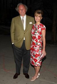Graydon Carter and Anna Scott Carter at the Vanity Fair party during the 2009 Tribeca Film Festival.
