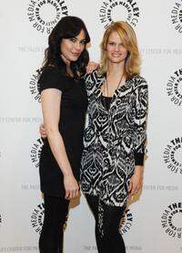 Michelle Forbers and Joelle Carter at the premiere of "Wonderland."