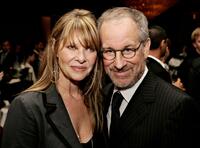 Kate Capshaw and Steven Spielberg at the EIF's Women's Cancer Research Fund honoring Melissa Etheridge at Saks Fifth Avenue's Unforgettable Evening.