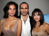 Ines Sastre, Nestor Carbonell and Lorena Feijoo at the after party of "The Lost City" during the AFI Fest.