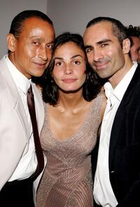 Juan Fernandez, Ines Sastre and Nestor Carbonell at the after party of "The Lost City" during the AFI Fest.