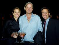Producer Lynn Harris, Nick Cassavetes and Mark Johnson at the after party of the premiere of "The Notebook."