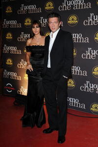Monica Bellucci and Vincent Cassel at the L'Uomo Che Ama Party during the 3rd Rome International Film Festival.
