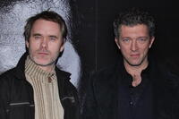 Director Jean Francois Richet and Vincent Cassel at the VIP Room theater for the "Mesrine" party.