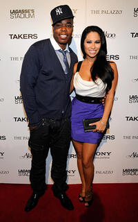 Gabriel Casseus and Destiny Monique at the after party of the screening of "Takers."