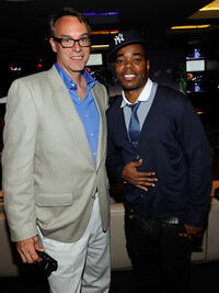 Director John Luessenhop and Gabriel Casseus at the after party of the screening of "Takers."