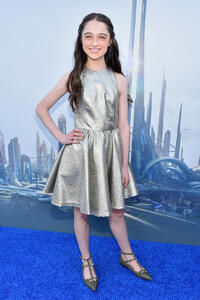 Raffey Cassidy at the California world premiere of "Tomorrowland."