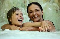 Alice Gautier as Valentine Canvel and Chiara Caselli as Sylvia Canvel in "The Father of My Children."