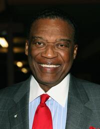 Bernie Casey at the first anniversary celebration of the Artpeace Gallery.