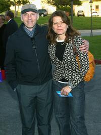 Dan Castellaneta and his wife at the premiere of the play "You Can't Take It With You."