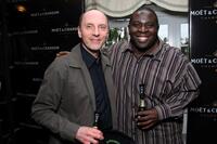 Dan Castellaneta and Gary Anthony Williams at the Moet & Chandon suite in honor of the 2008 SAG Awards.