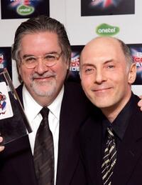 Matt Groening and Dan Castellaneta at the British Comedy Awards 2005.