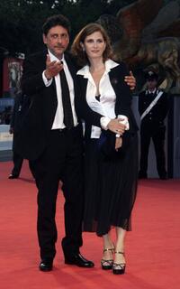 Sergio Castellitto and Margaret Mazzantini at the premiere of "La Stella Che Non C'e" during the 63rd Venice Film Festival.