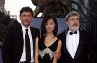 Sergio Castellitto, Tai Ling and Gianni Amelio at the premiere of "La Stella Che Non C'e" during the 63rd Venice Film Festival.