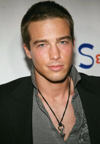 Ryan Carnes at the Monarchy Collection Fashion show.