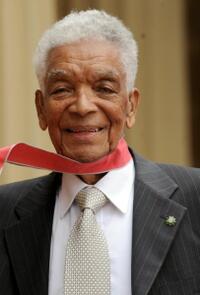 Earl Cameron at the Investiture at Buckingham Palace.