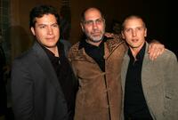 Julio Cedillo, Guillermo Arriaga and Barry Pepper at the screening of "Three Burials Of Melquiades Estrada" during the AFI Fest.