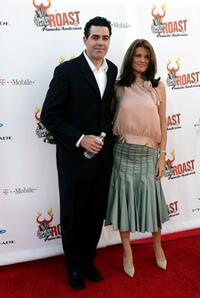 Adam Carolla and Lynette Paradise at the Comedy Central Roast of Pamela Anderson.