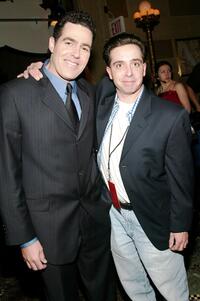 Adam Carolla and Guest at the Comedy Central Bar Mitzvah Bash after party.