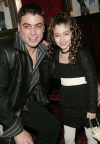 Albi Castro and Raquel Castro at the premiere of "Jersey Girl."