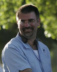 Director Robert Celestino on the set of "Yonkers Joe."