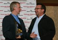James Cameron and Tom Arnold at the 30th Annual Saturn Awards.