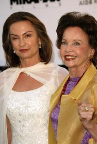 Leslie Caron and Barbara Grant at the "Cinema Against AIDS 2004".