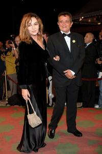 Caroline Cellier and Amidou at the Marrakesh International Film Festival 2005.
