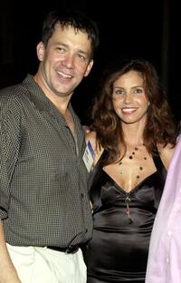 Rob Thomas and Charisma Carpenter at the UPN Stars Party.