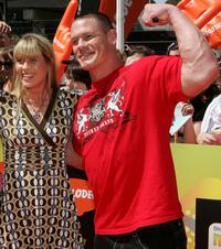 Terri Irwin and John Cena at the Nickelodeon Australian Kids Choice Awards 2008.