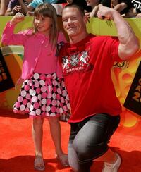 Bindi Irwin and John Cena at the Nickelodeon Australian Kids Choice Awards 2008.