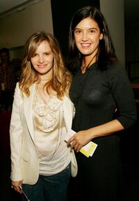 Phoebe Cates and Jennifer Jason Leigh at "The Squid And The Whale" film premiere during the New York Film Festival.