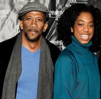 Reg E. Cathey and Keisa Willis at the premiere of "What's the Real Deal."