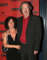 Michael Caton and wife at the Australian Film Television & Radio School gala event.