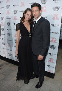 Amy Acker and James Carpinello a at the California screening of "Much Ado About Nothing."