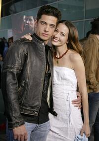 James Carpinello and Amy Acker at the Los Angeles premiere of "The Punisher."