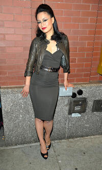 T.V. Carpio at the "Spider-Man Turn Off The Dark" Return To Broadway First Preview Performance in New York.