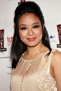T.V. Carpio at the 26th Annual Lucille Lortel Awards in New York.